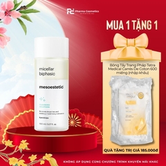 Mesoestetic Micellar Biphasic: Nước Tẩy Trang Hai Pha Dịu Nhẹ Cho Mắt Và Môi