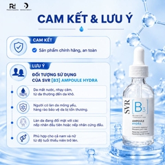 SVR [B3] Ampoule Hydra: Tinh Chất Phục Hồi, Cấp Ẩm Và Chống Lão Hóa Chuyên Sâu