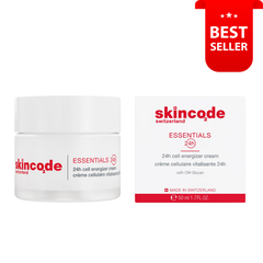 SKINCODE 24H CELL ENERGIZER CREAM / KEM PHỤC HỒI, DƯỠNG ẨM TRẺ HÓA DA