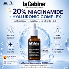 LA CABINE NIACINAMIDE [PRO] SERUM - Tinh Chất Mờ Thâm Nám, Sáng Da, Se Lỗ Chân Lông với 20% Niacinamide