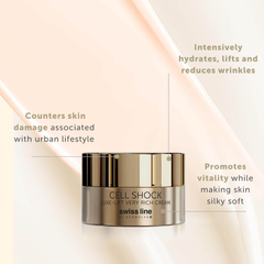 SWISS LINE CS LUXE-LIFT VERY RICH CREAM / KEM TINH CHẤT TRẺ HÓA VÀ NÂNG CƠ CHO DA KHÔ, RẤT KHÔ VÀ THIẾU NƯỚC (50ML)