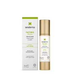 SESDERMA FACTOR G RENEW CHIN & NECK: Kem Dưỡng Tái Tạo Sinh Học - Định Hình Vùng Cổ & Cằm Chảy Xệ