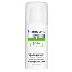 PHARMACERIS SEBO-ALMOND PEEL 10% / KEM DƯỠNG 10% MANDELIC ACID CHO DA DẦU, MỤN