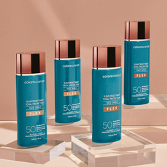 COLORESCIENCE SUNFORGETTABLE TOTAL PROTECTION FACE SHIELD FLEX SPF50 ( FAIR) / KEM CHỐNG NẮNG NÂNG TÔNG LÀM ĐỀU MÀU DA 