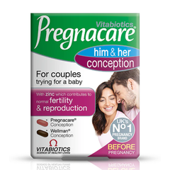 VITABIOTICS PREGNACARE HIM & HER CONCEPTION / VIÊN UỐNG TĂNG THỤ THAI NAM & NỮ
