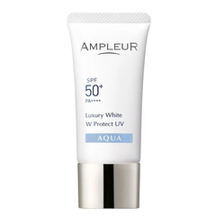 AMPLEUR LUXURY WHITE AQUA / KEM CHỐNG NẮNG THÍCH HỢP CHO DA DẦU, DA HỖN HỢP THIÊN DẦU VÀ DA DẦU MỤN