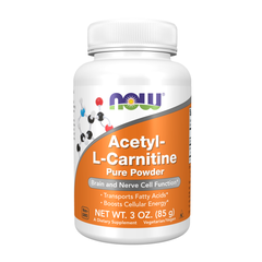 NOW FOODS ACETYL-L-CARNITINE PURE POWDER / BỘT UỐNG TĂNG CƯỜNG NĂNG LƯỢNG, ĐỐT CHÁY MỠ THỪA, CẢI THIỆN TRÍ NÃO ( THUẦN CHAY)