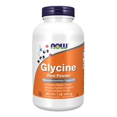 NOW FOODS GLYCINE PURE POWDER / BỘT UỐNG CẢI THIỆN GIẤC NGỦ, HỖ TRỢ SỨC KHỎE TOÀN DIỆN ( THUẦN CHAY)