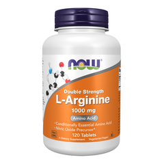 NOW FOODS DOUBLE STRENGTH L-ARGININE 1000mg / VIÊN UỐNG NÂNG CAO SỨC KHỎE TIM MẠCH, TĂNG CƯỜNG SINH LÝ ( THUẦN CHAY)