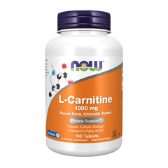 NOW FOODS L-CARNITINE 1000MG / VIÊN UỐNG HỖ TRỢ GIẢM CÂN, ĐỐT CHÁY MỠ THỪA
