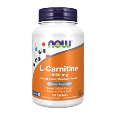 NOW FOODS L-CARNITINE 1000MG / VIÊN UỐNG HỖ TRỢ GIẢM CÂN, ĐỐT CHÁY MỠ THỪA