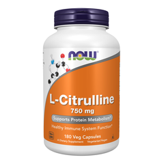 NOW FOODS L-CITRULLINE 750mg / VIÊN UỐNG TĂNG CƯỜNG HỆ MIỄN DỊCH ( THUẦN CHAY)