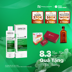 DERCOS ANTI-PELLICULAIRE DS SHAMPOOING TRAITANT / DẦU GỘI LÀM SẠCH DÀNH CHO DA ĐẦU DẦU