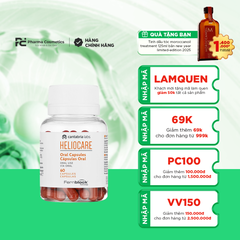 HELIOCARE ORAL CAPSULES 60V / VIÊN NANG UỐNG BẢO VỆ ÁNH SÁNG TỪ BÊN TRONG  