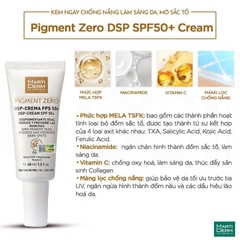 MARTIDERM PIGMENT ZERO DSP SPF50+ CREAM KEM ĐIỀU TRỊ BAN NGÀY CHỐNG NẮNG LÀM SÁNG DA, MỜ SẮC TỐ, DUY TRÌ SAU HYDROQUINONE
