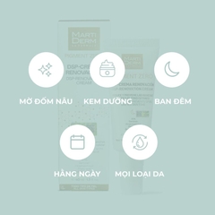 MARTIDERM PIGMENT ZERO DSP RENOVATION CREAM KEM ĐÊM LÀM SÁNG DA, MỜ SẮC TỐ, DUY TRÌ SAU HYDROQUINONE