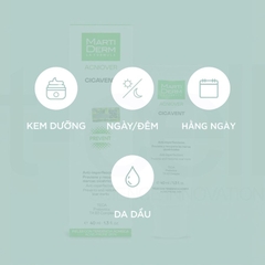 MARTIDERM ACNIOVER CICAVENT: Kem Dưỡng Giảm Mụn, Mờ Thâm & Phục Hồi Da