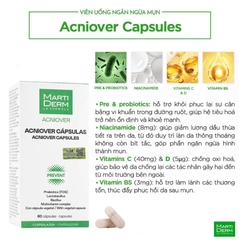 MARTIDERM ACNIOVER CAPSULES / VIÊN UỐNG NGĂN NGỪA MỤN