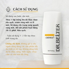 DR.BELTER INTENSA SOFT PEELING / GEL TẨY DA CHẾT CÓ HẠT DÀNH CHO DA THƯỜNG, DA KHỎE