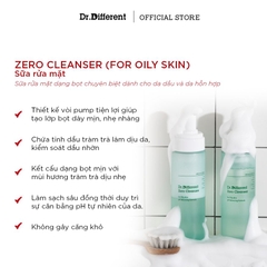 Dr. Different Zero Cleanser (For Oily Skin) – Sữa Rửa Mặt Dạng Bọt Tinh Chất Tràm Trà, Giúp Làm Sạch Sâu Và Kiểm Soát Dầu Nhờn