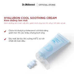 DR.DIFFERENT HYALURON COOL SOOTHING CREAM / KEM DƯỠNG ẨM VÀ LÀM DỊU DA TỨC THÌ 