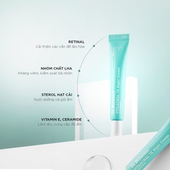 DR.DIFFERENT VITAACNAL TX NIGHT CREAM – Kem Dưỡng Ban Đêm Hỗ Trợ Giảm Mụn, Kiểm Soát Dầu Và Nuôi Dưỡng Da Mịn Màng