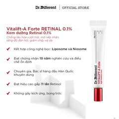 DR.DIFFERENT VITALIFT – A FORTE / KEM DƯỠNG CHỐNG LÃO HÓA, MỜ NẾP NHĂN, TĂNG ĐỘ ĐÀN HỒI, GIẢM CHẠY XỆ