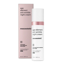 Mesoestetic Age Element Anti-Wrinkle Night Cream: Kem Dưỡng Đêm Chuyên Sâu Tái Cấu Trúc & Xóa Mờ Nếp Nhăn