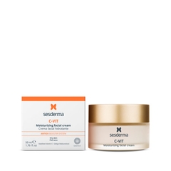 SESDERMA C-VIT MOISTURIZING FACIAL CREAM: Kem Dưỡng Ẩm Vitamin C - Chống Oxy Hóa, Giảm Nhăn & Làm Sáng Da Tối Ưu