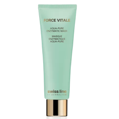 SWISS LINE FV AQUA – PURE ENZYMATIC MASK / MẶT NẠ GIẢI ĐỘC, HÚT SẠCH DẦU NHỜN, SE KHÍT CHÂN LÔNG, KHÁNG VIÊM ĐIỀU TRỊ MỤN (75ML)