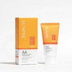 ( DATE 6/2027 )MONA FREMA SUNPRE HIGH PROTECTION AA FACIAL GEL: Kem Chống Nắng Phổ Rộng Dạng Gel Nước - Chống Lão Hóa & Dưỡng Ẩm