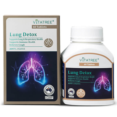 VITATREE LUNG DETOX ( DETOX PHỔI) / VIÊN UỐNG GIẢM CÁC TRIỆU CHỨNG HO, TĂNG SỨC ĐỀ KHÁNG CHO CƠ THỂ