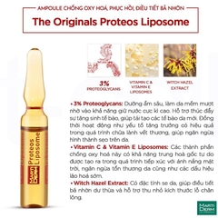 MartiDerm The Originals Proteos Liposome / Ampoule Chống Oxy Hoá, Phục Hồi, Điều Tiết Bã Nhờn