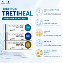 KEM TRETINOIN TRETIHEAL: Giải Pháp Vàng Cho Da Mụn & Chống Lão Hóa Toàn Diện