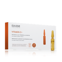 BABE VITAMIN C+ AMPOULE / HUYẾT THANH LÀM SÁNG, MỊN, ĐỀU MÀU DA