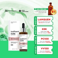 INOPHARM 15% VITAMIN C: Tinh Chất Tái Tạo Chuyên Sâu & Chống Oxy Hóa, Cho Làn Da Sáng Khỏe