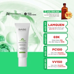 BABE STOP AKN MATTIFYING FLUID: Kem Dưỡng Kiềm Dầu, Dưỡng Ẩm & Phục Hồi Cho Da Dầu Mụn