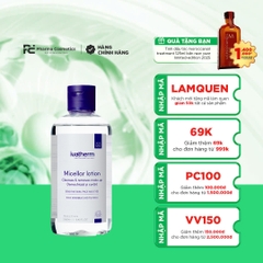 IVATHERM IVATHERM Micellar Lotion Cleanses & removes make up: Nước Tẩy Trang Giàu Khoáng Chất - Sạch Sâu & Dịu Nhẹ Cho Mọi Loại Da