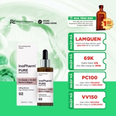 INOPHARM 3% ELASTIN + 1% BIO MARINE COLLAGEN: Tinh Chất Tăng Cường Độ Đàn Hồi & Săn Chắc Cho Làn Da