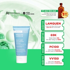 PAULA'S CHOICE RESIST SUPER-LIGHT DAILY WRINKLE DEFENSE SPF 30: Kem Dưỡng Chống Nắng Đa Năng Cho Da Dầu & Hỗn Hợp