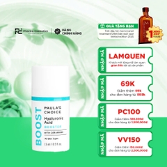 PAULA'S CHOICE HYALURONIC ACID BOOSTER: Tinh Chất Cấp Nước Đa Tầng, Cho Làn Da Căng Bóng Mịn Màng