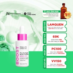 PAULA'S CHOICE PRO-COLLAGEN MULTI-PEPTIDE BOOSTER: Tinh Chất Phục Hồi & Nâng Cấp Độ Đàn Hồi Cho Làn Da Thanh Xuân