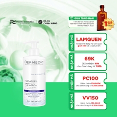DERMEDIC CICATOPY CREAMY BATH AND SHOWER GEL: Sữa Tắm & Gel Tắm Dịu Nhẹ Cho Da Viêm Nhiễm Mãn Tính