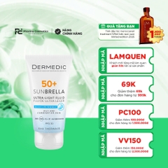 DERMEDIC SUNBRELLA ULTRA-LIGHT SPF 50+ FLUID OILY AND COMBINATION SKIN : Chống Nắng Hoàn Hảo Cho Da Dầu & Hỗn Hợp