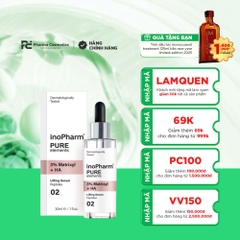 INOPHARM 3% MATRIXYL + HA SERUM: Tinh Chất Giảm Nhăn & Cấp Ẩm Chuyên Sâu, Cho Làn Da Săn Chắc Tươi Trẻ