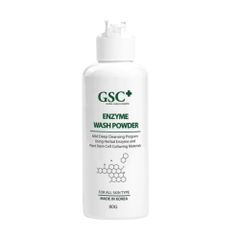 GSC+ ENZYME WASH POWDER: Sữa Rửa Mặt Dạng Bột - Sạch Sâu, Ngừa Mụn & Cấp Ẩm Chuyên Sâu