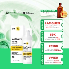 INOPHARM DAILY SUN CARE FACE CREAM SPF 50: Kem Chống Nắng Khoáng 100% - Bảo Vệ Toàn Diện & Dưỡng Da Mịn Màng