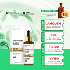 INOPHARM BIO OILS PRIMROSE & ROSEHIP: Tinh Dầu Dưỡng Ẩm & Săn Chắc - Cho Làn Da Mềm Mại, Trẻ Trung