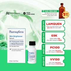 PHARMAFORM SKIN BRIGHTENER SERUM: Tinh Chất Đặc Trị Nám & Thâm Với 3% Axit Tranexamic