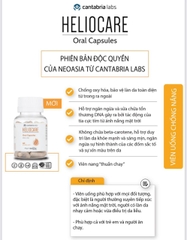 HELIOCARE ORAL CAPSULES / PHIÊN BẢN ĐỘC QUYỀN CỦA NEOASIA TỪ CANTABRIA LABS